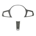 thumbnail image 1 of Para Bmw- 3 Series 2019-2021 Cubierta de panel de volante de fibra de carbono Afortunado Sencillez, 1 of 4