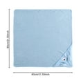 thumbnail image 2 of hiryomu Baby Bath Time Essentials Hooded Baby Bath Towel Coral Fleece Quick Water Absorbent Cartoon Design 80 X 80cm Ideal for Newborn to Toddler for Boys, 2 of 8