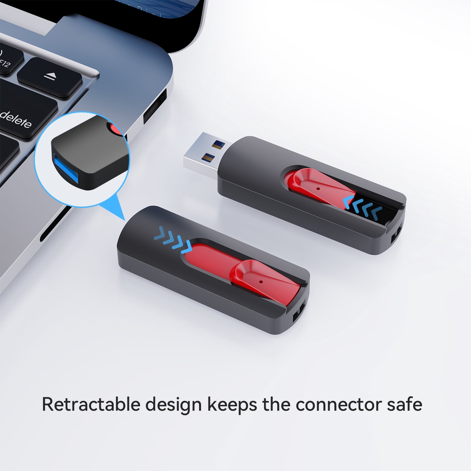 Kootion 32GB USB 3.0 Flash Drive, Memory Stick for Laptop Backup, Multicolor, 5 Pack, 5 Total Count