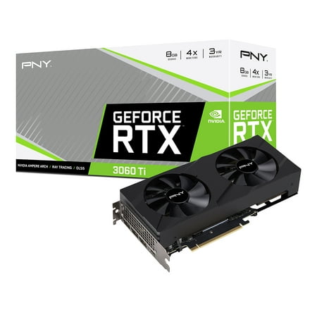 PNY GeForce RTX™ 3060 Ti 8GB GDDR6X VERTO Dual Fan Graphics Card