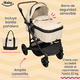 thumbnail image 3 of Carriola Bambineto Porta Bebé Autoasiento y pañalero Ivanka Eco beige, 3 of 9