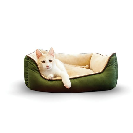 K&H Lounge Sleeper Pet Cat Bed, Sage