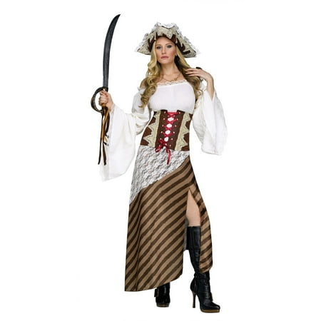 Seven Seas Sweetie Adult Costume-Md Womens Pirate Buccaneer Hat