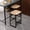 25" H Natural-1 Backless Bar Stools, variant on 31.5" H Bar Stools Set of 2 with Low Back & Metal Frame,Bar Stools with Paper Rope Woven,Suitable for Pub,Dining Room,Natural