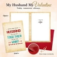 thumbnail image 6 of WaaHome Romantic Valentines Card for Husband - You and Me Together No Matter What Sweet Anniversary Card Gifts for Husband from Wife Birthday Card for Husband Fiance Men Him with Envelope, 6 of 8