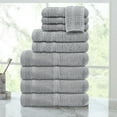 thumbnail image 4 of Mainstays 10 Piece Towel Set with Upgraded Softness & Durability, Grey, 4 of 13