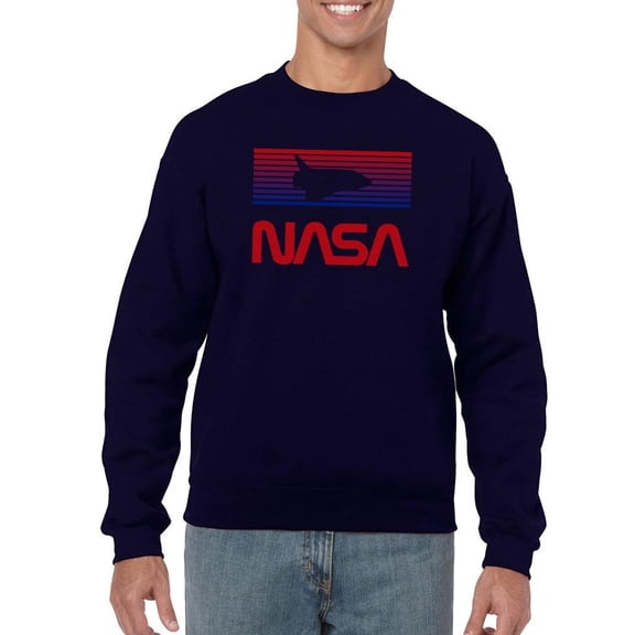 NASA Nasa Shuttle Over Dusk Colors Sweatshirt Men -NASA Designs, Male 4X-Large