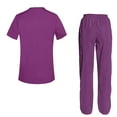 thumbnail image 2 of Women's Scrubs Set Scrub Top and Pants Scrubs Set, 2 of 3