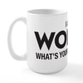 thumbnail image 2 of CafePress - I Am A Woman Large Mug - 15 oz Ceramic Large White Novelty Mug, 2 of 6