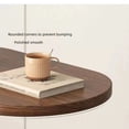 thumbnail image 2 of C-Shaped End Table Small Side Table for Couch Sofa Table with Metal Frame for Living Room, Bedroom, Bedside, 2 of 5