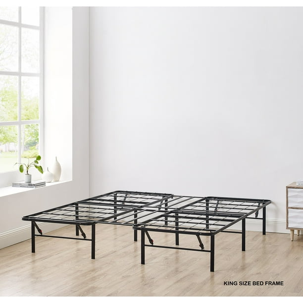 tamuuuu ブラック Zinus Lorrick Black Metal Full Platform Bed Frame AZ-QSMP