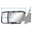 thumbnail image 2 of K Source Snap & Zap Custom Towing Mirror Pair for Ford F150, Black, 2 of 4