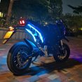 thumbnail image 2 of Luces LED de señal de giro para motocicleta, 2 piezas, impermeables, 60cm, decoración colorida, luces de circulación diurna para coche, 12V, 2 of 5