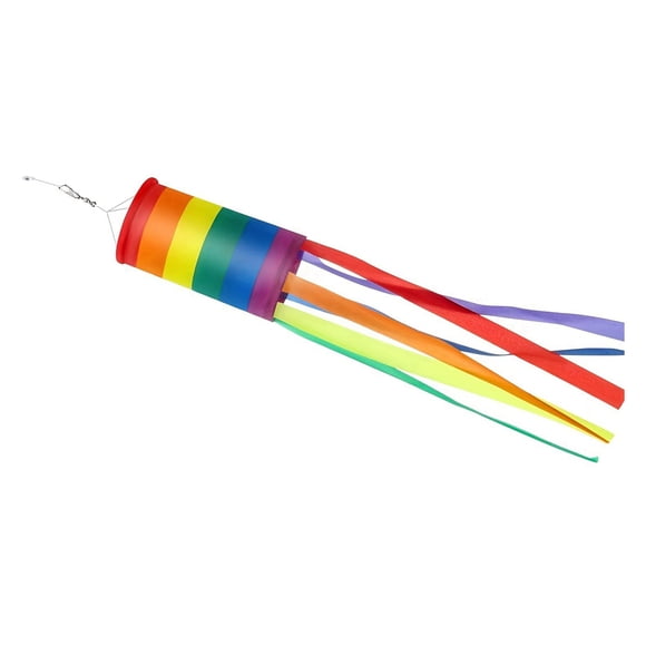 40 Inch Windsock Bright Colorful Striped Flag Long Tail Garden Decoration LGBT