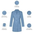 thumbnail image 2 of Panda Uniform lab coat women and lab coats | white lab coat women & doctor coat, 2 of 7
