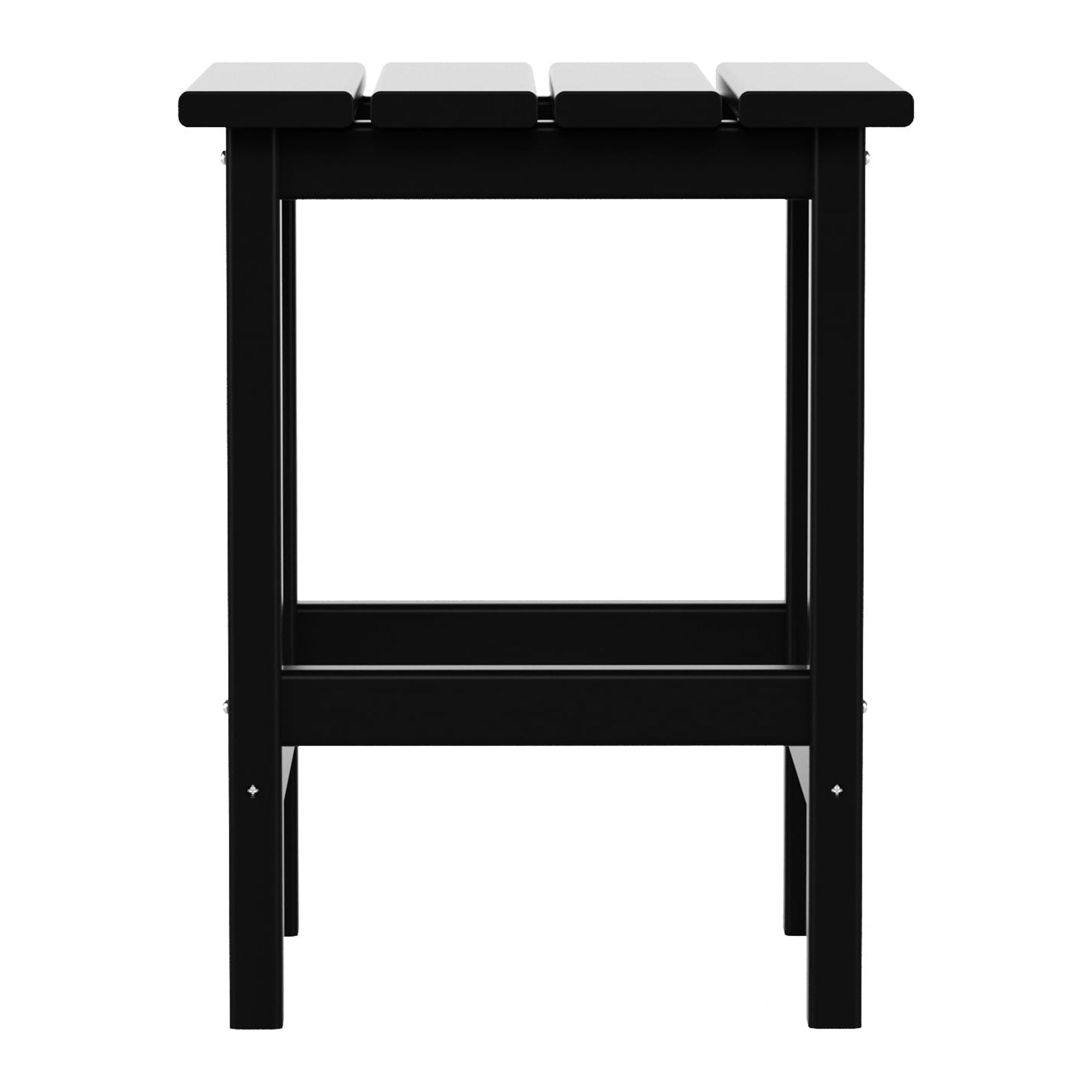 Westin Outdoor Patio Plastic Side Accent Table, Black