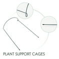 thumbnail image 6 of Plant Support Stake, 8-Pack Half Garden Plant Supports, Plant Support Ring, Garden Border, 6 of 8