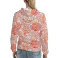 thumbnail image 7 of Salouo Corals Pattern Hoodie Sweatshirts for Women, Autumn Pullover Hoodie Workout Sweat Women's Long Sleeve Preppy Sweatshirts-XX-Large, 7 of 7