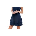 thumbnail image 3 of City Studios Juniors' Bow-Back Fit & Flare DressBlue Size 5, 3 of 3