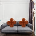 thumbnail image 1 of WASHWEPE Couch Pillow Coffee Plush Shamrock Hugging Pillow Indoor Use 1Set, 1 of 8