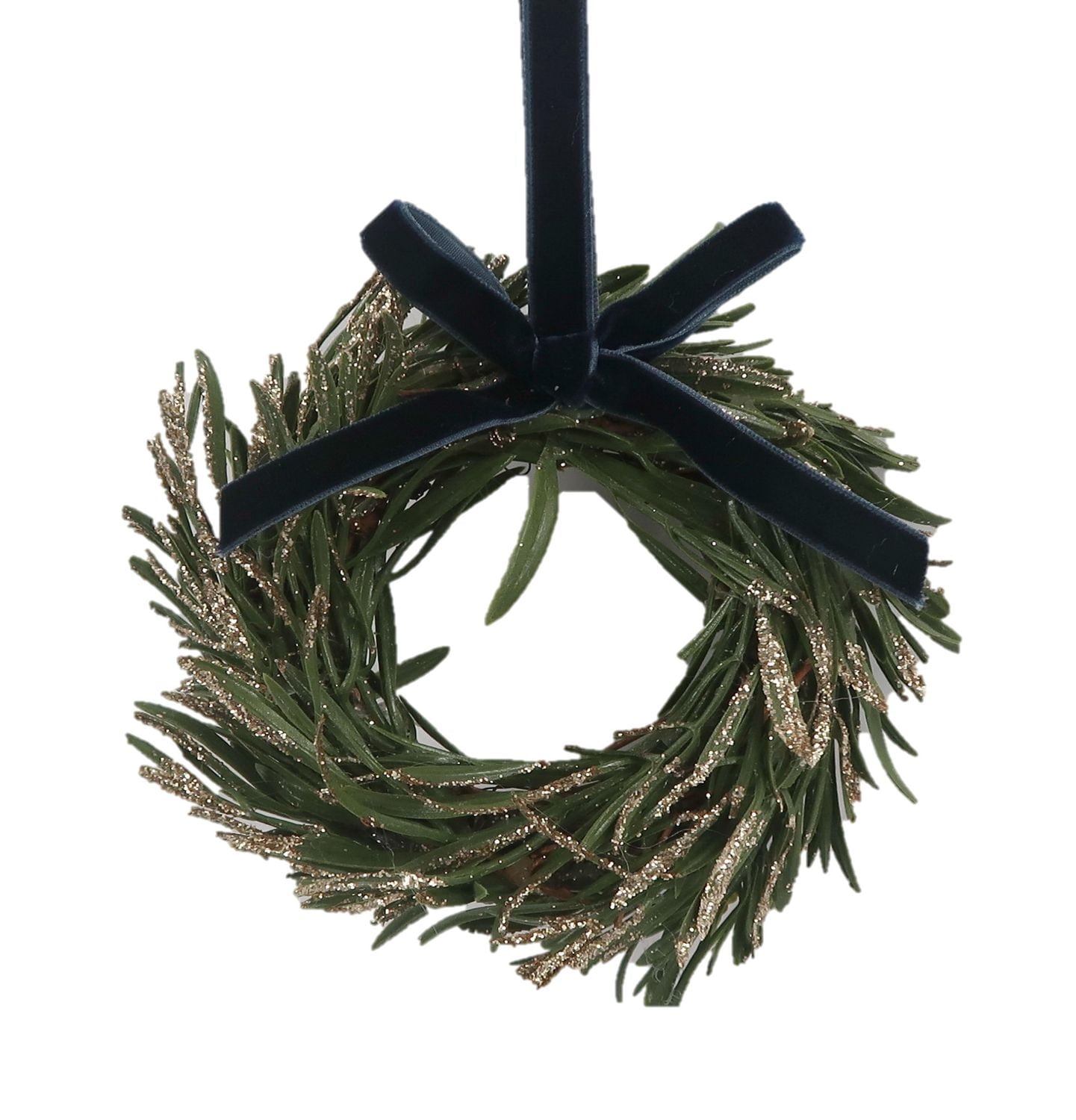FRAÎCHE Holiday Mini Wreath Ornament Set, 4 pack