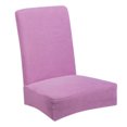 thumbnail image 4 of Comedor Boda Banquete Cubierta de silla Decoración Cubierta de asiento Poliéster Púrpura Sunnimix Fundas de silla de comedor, 4 of 8