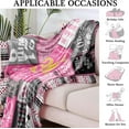thumbnail image 6 of 60th Birthday Gifts for Women Blanket Gifts Throw Blanket 60th Birthday Decorations 60th Birthday Unique Gifts Birthday Presents for Her Wife Mum Women Soft Flannel Blanket 50"x60", 6 of 6