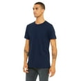 thumbnail image 4 of BELLA + CANVAS Men’s Jersey Tee, 100 Cotton, Short Sleeve Crew T-Shirt, Navy, Sizes S-4XL, 4 of 4