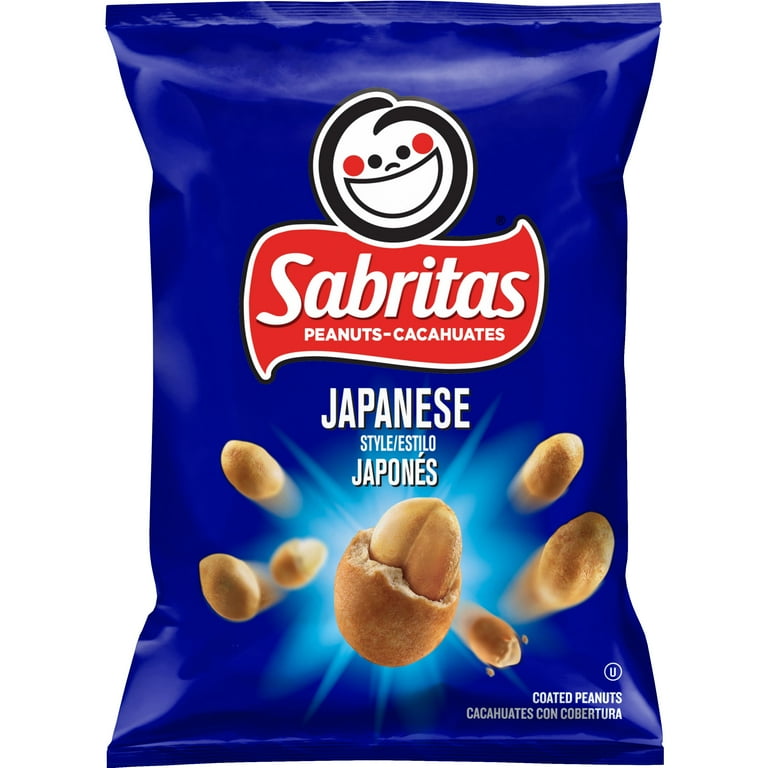 Gamesa Sabritas Grocery Nuts - Japanese-Style Peanuts, 7 oz, Pack