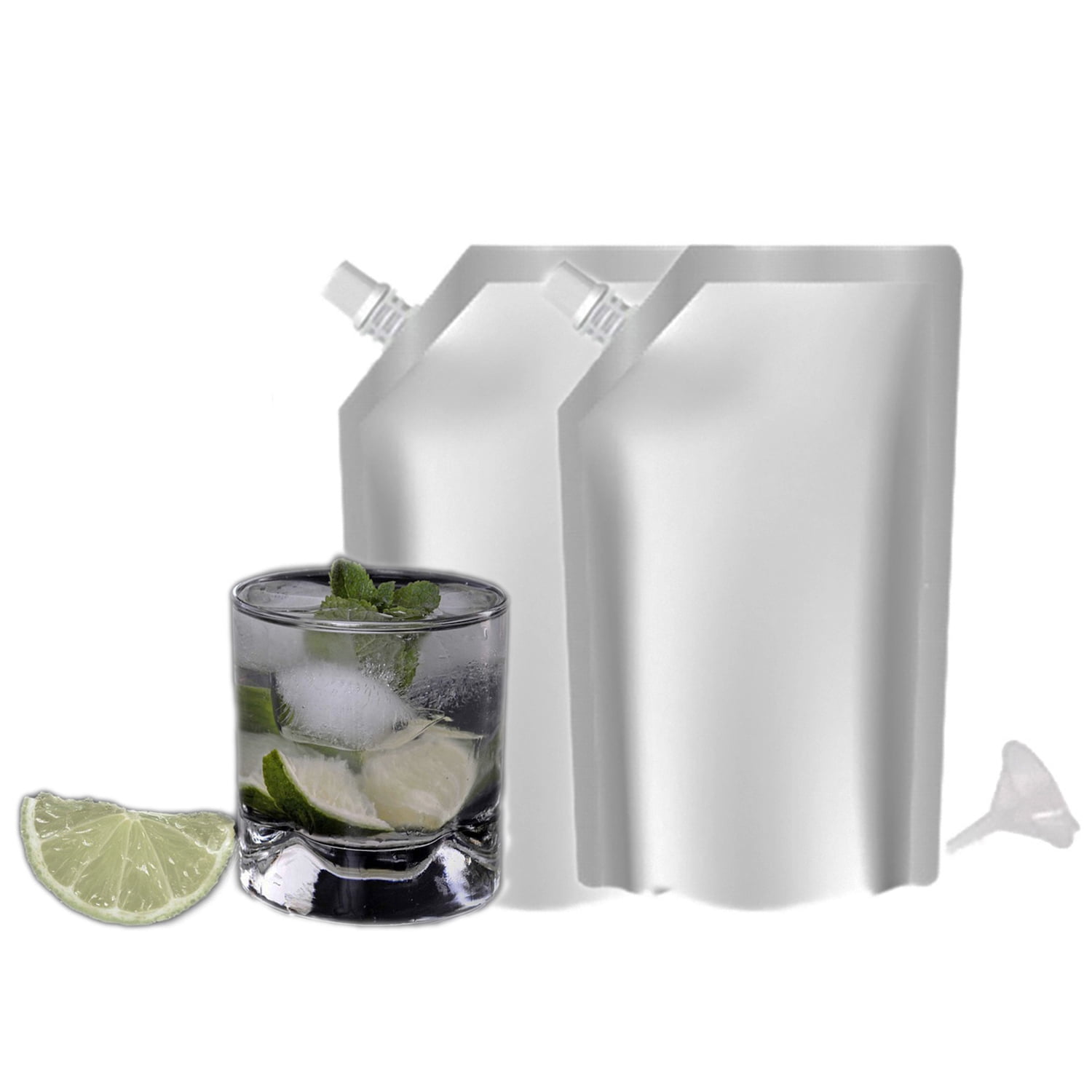 Sneak Your Alcohol Hidden Secret Flask Foil Pouch 6 FLASK KIT