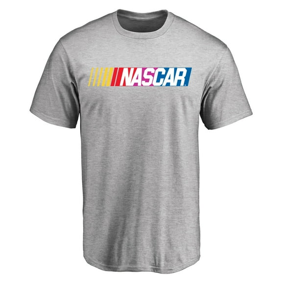 Men's Athletic Heather NASCAR Bar Logo T-Shirt