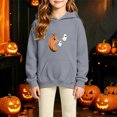 thumbnail image 2 of Weebloom Kids Halloween Hoodies For Boys Girls Cute Graphic Fleece Toddler Hoodie Pullover Tops With Pocket,Size 4-14 Y, 2 of 4