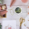 thumbnail image 6 of 3drose, Moon Bridge, Japanese Garden, Portland, Oregon - Us38 Gpr0009 - Greg Probst, 3 inch Snowflake Porcelain Ornament, 6 of 7