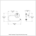 thumbnail image 2 of European Style Toilet Tissue Holder - Matte Black, 2 of 2