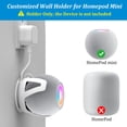 thumbnail image 2 of PlusAcc para HomePod Mini soporte de pared – Soporte compatible con Homepod Mini sin sonido silenciado con gestión de cables Accesorios de ahorro de espacio para Home Pod Mini (blanco), 2 of 6