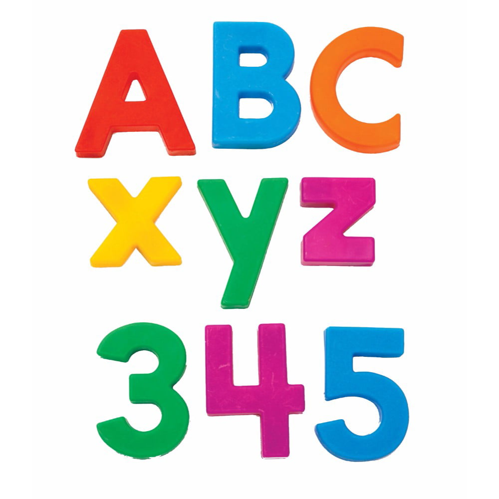 Educational Insights 070611 Magnetic Letters And Numbers Set Regular