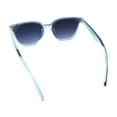 thumbnail image 5 of Womens Hipster Inset lens Thin Horn Rim Hipster Plastic Rectangle Sunglasses Blue - Smoke, 5 of 5