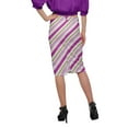 thumbnail image 3 of Moomaya Poly Spandex Skirt Printed Pencil Skirt Plus Size Summer Wear Clothing, 3 of 6