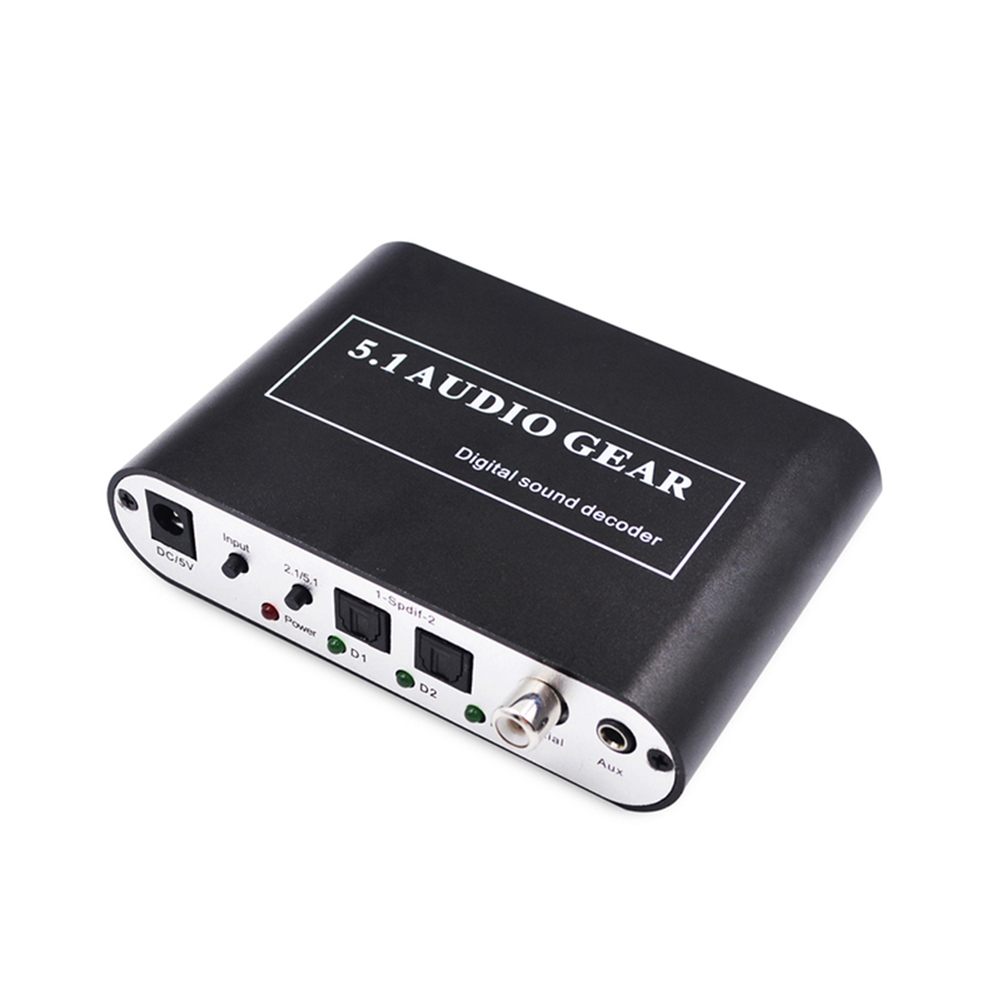 VEAREAR DTS Sound Decoder Decoding Digital Sound Audio Converter SPDIF