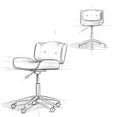 thumbnail image 4 of Simpli Home Dax Bentwood Office Chair, 4 of 13