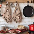 thumbnail image 6 of Sweet Home Kitchen Towels Set of 1, Western Stars Bird Houses Brown Wooden Grain Absorbent Dish Towels for Kitchen, Microfiber Hand Towel, Quick Drying Tea Towel for Cleaning Decorative Dishcloths, 6 of 7