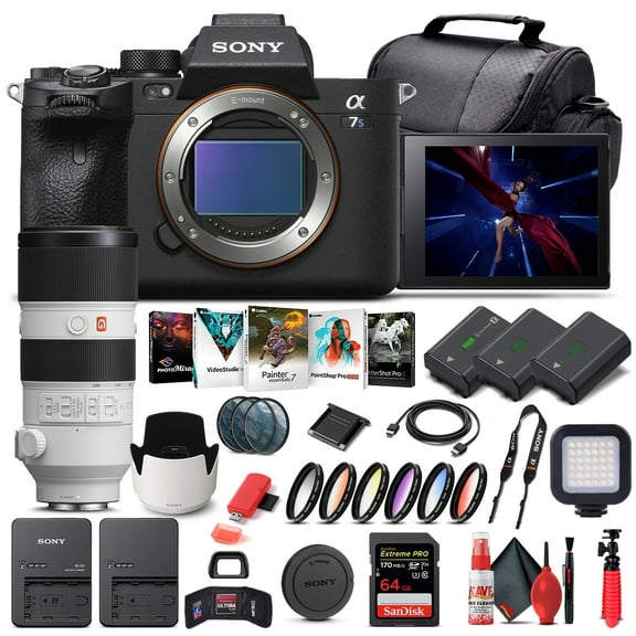 Sony Alpha a7S III Mirrorless Camera W/ Sony FE 70-200mm Lens - Advanced Bundle(International Model)