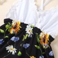 thumbnail image 6 of Odeerbi Clearance Toddler Kids Girl Vest Backless Sunflower Printed Romper Clothes Sunsuit Outfits, 6 of 9
