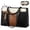 Black White Brown-a, variant on LOVEVOOK Laptop Tote Bag for Women,15.6 Inch Work Bags PU Leather Teacher Tote Bag,Waterproof Quilted Computer Bag for Office Professional Briefcase Gifts