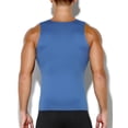 thumbnail image 3 of Arjen Kroos Mens Compression Shirt Slimming Body Shaper Tank Top Tummy Control Undershirts,3Pack, 3 of 17