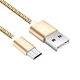 thumbnail image 2 of EeaseCA 1 Meter 2.1A Charger Cable Nylon Braided Micro USB Data Sync and Charging Cable for Android Phones Tablets Galaxy S7/ S6/ Pixel/ Xperia/ Lumia (Gold), 2 of 7