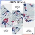 thumbnail image 6 of FORMRS Boys Pajama Pants with Pockets Size 13-14Y Kids Lounge Sleep Bottoms, Blue Ice Hockey, 6 of 8