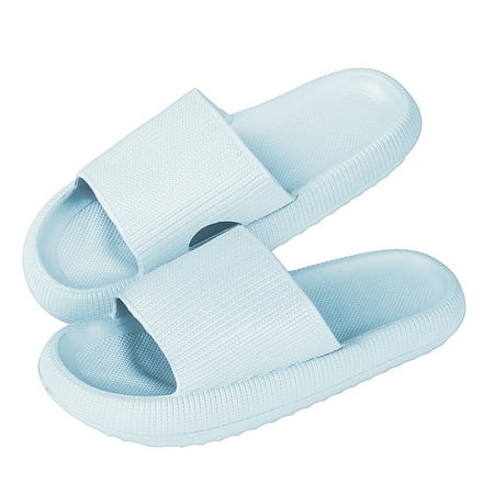 

SEARCHI Summer Slides for Women Men Comfy Pillow Slippers Non-Slip Shower Slides Cushioned Thick Sole Sandals