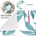 thumbnail image 2 of FREEAMG Dish Drying Mat Turquoise Leaves Kitchen Dish Pads Super Absorbent Microfiber Dish Drying Rack Pads Safe Heat-resistant Kitchen Counter Mat,16x18 Inch, 2 of 7