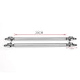 thumbnail image 3 of Graflsoa Adjustable Carbon Fiber Front Splitter Support Rods with Stainless Steel Joints - Silver 200mm Pair for Enhanced Bumper Reinforcement, 3 of 6